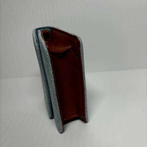 Denim Crossbody Chain Shoulder Bag - Picture 5 of 6